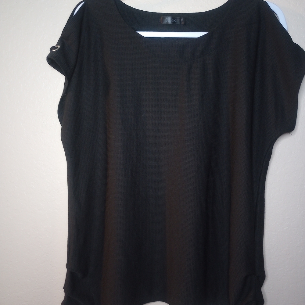Cue Elegant Black Blouse